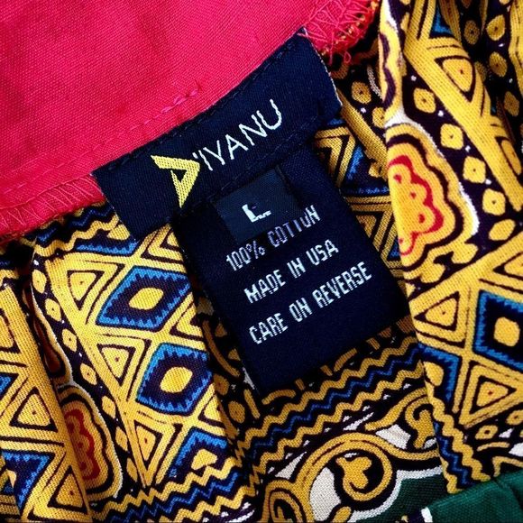 D’Iyanu Bold African Print Maxi Skirt with Sash - Picture 8 of 8